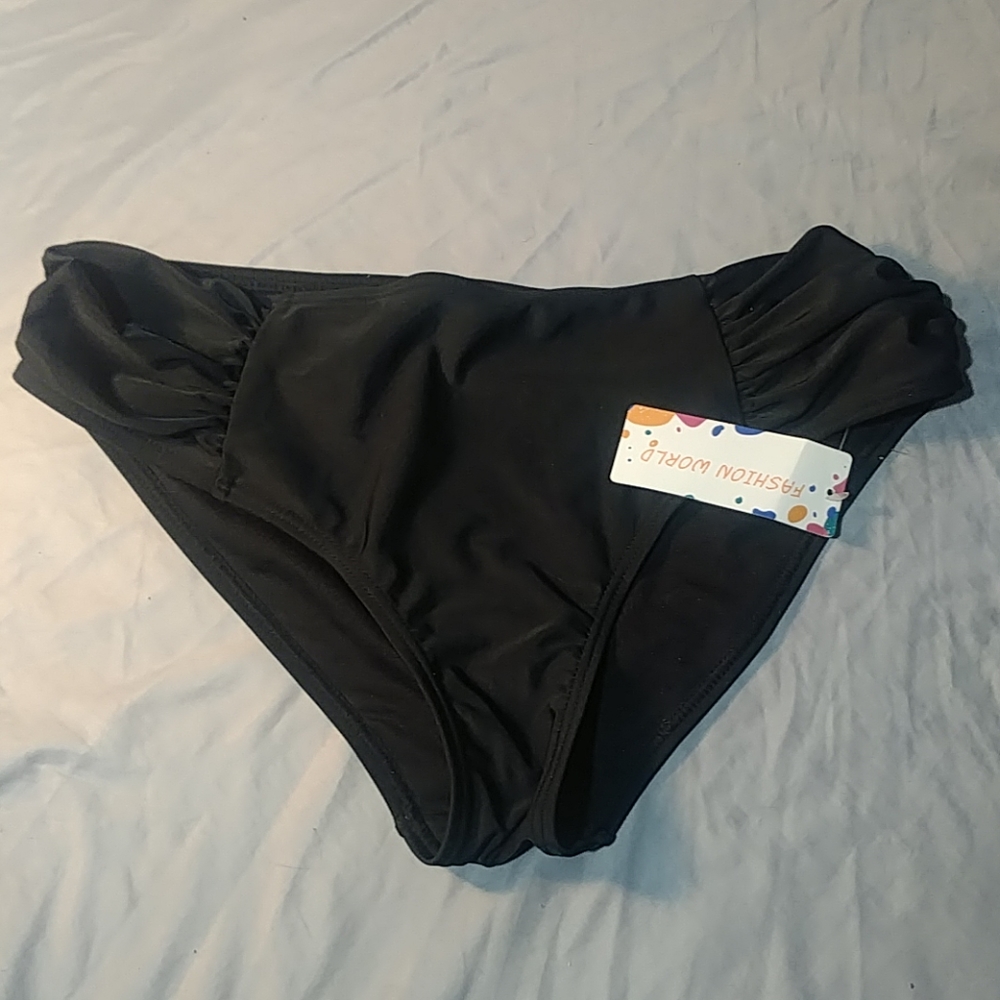 "Fashion World" Women's Black Bikini Bottom